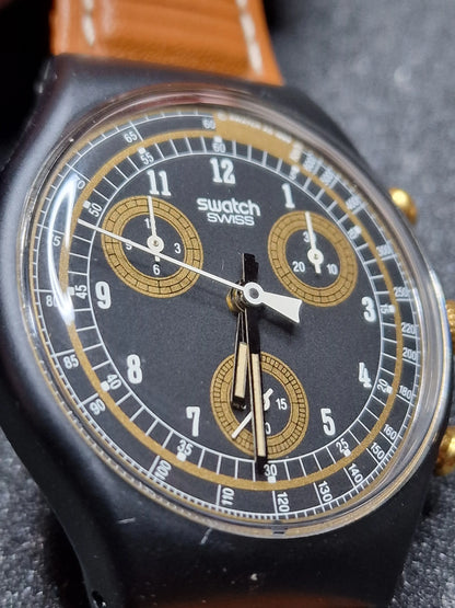 ⌚ Swatch Chrono SCB104 "Sand Storm" (1991) – Vintage Chronograph