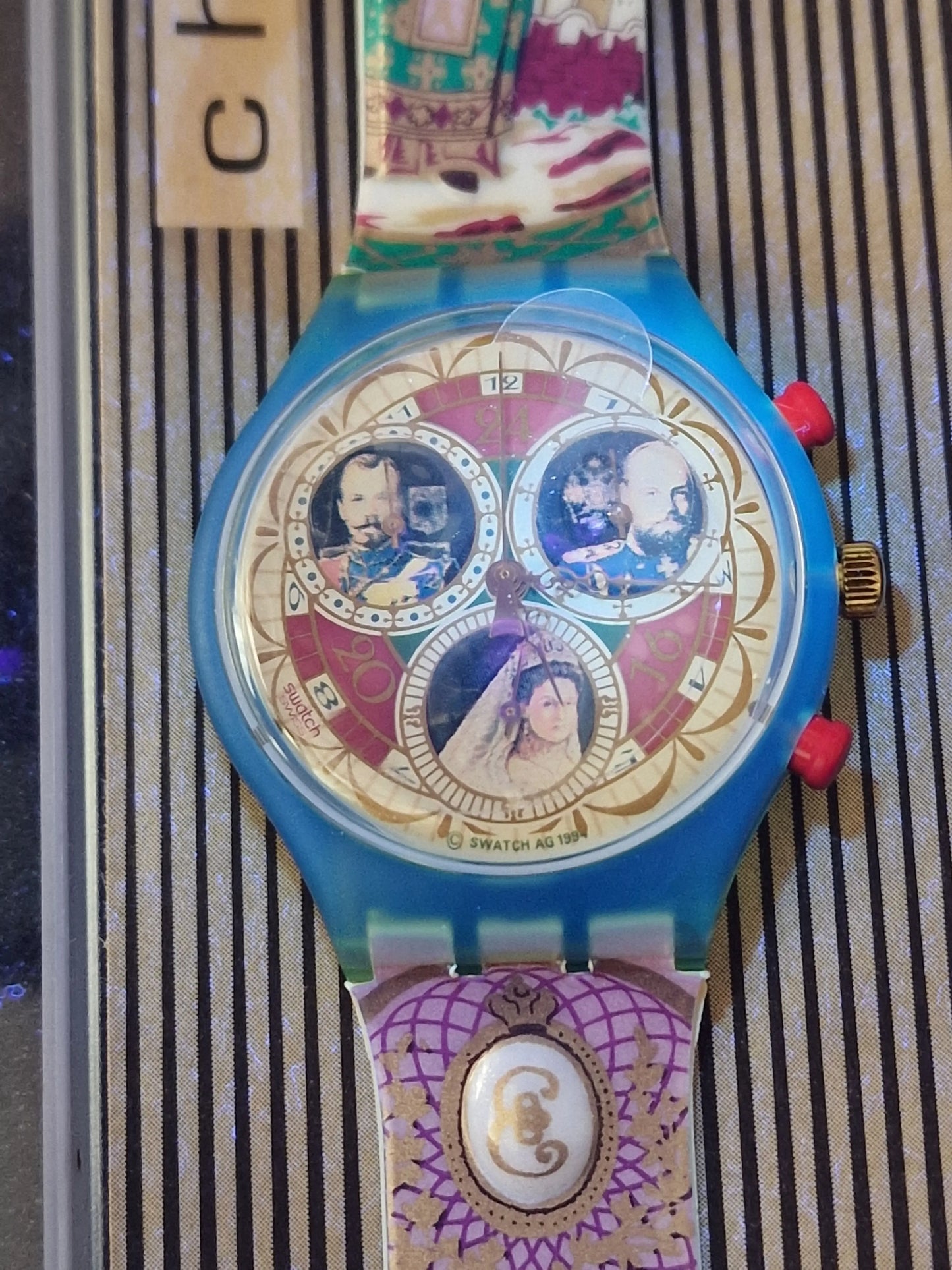 Swatch Chrono SGC107 “Russian Treasures” (1994) – Rare Special Edition 🎨⌚