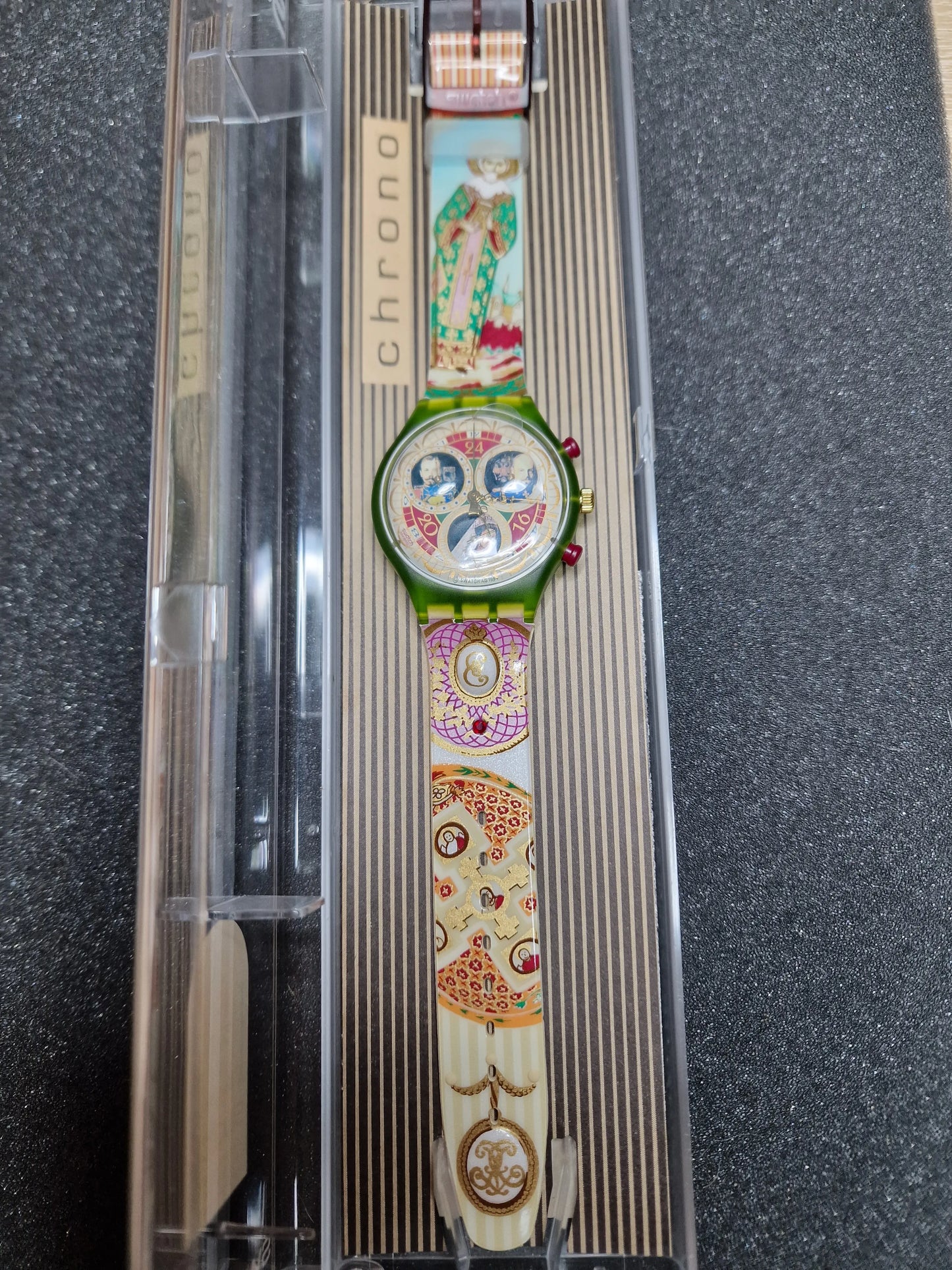 Swatch Chrono SGC107 “Russian Treasures” (1994) – Rare Special Edition 🎨⌚