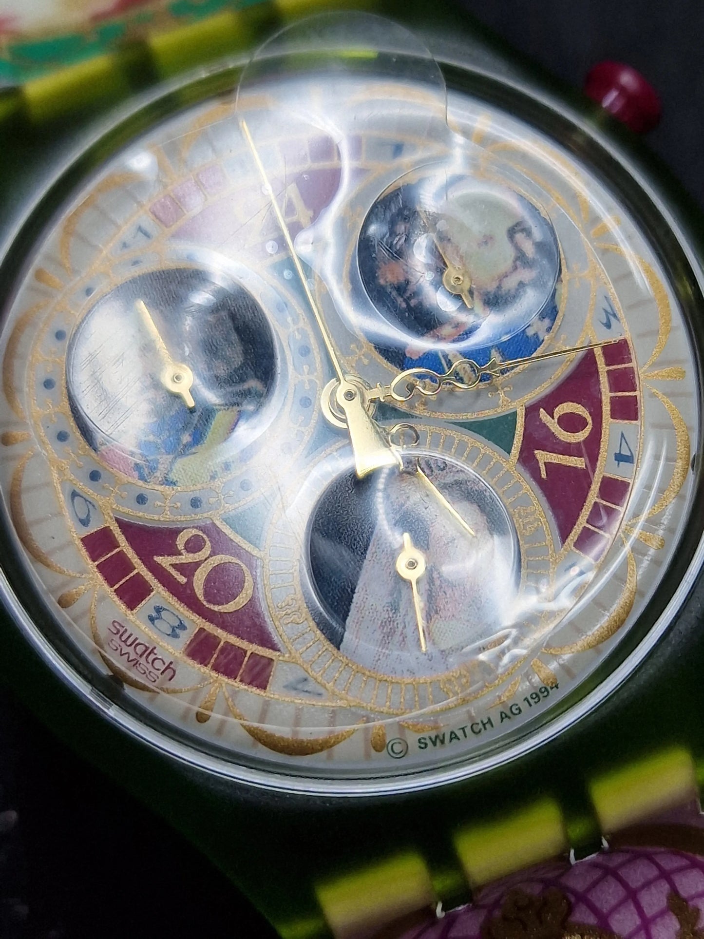 Swatch Chrono SGC107 “Russian Treasures” (1994) – Rare Special Edition 🎨⌚