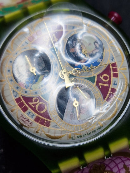 Swatch Chrono SGC107 “Russian Treasures” (1994) – Rare Special Edition 🎨⌚