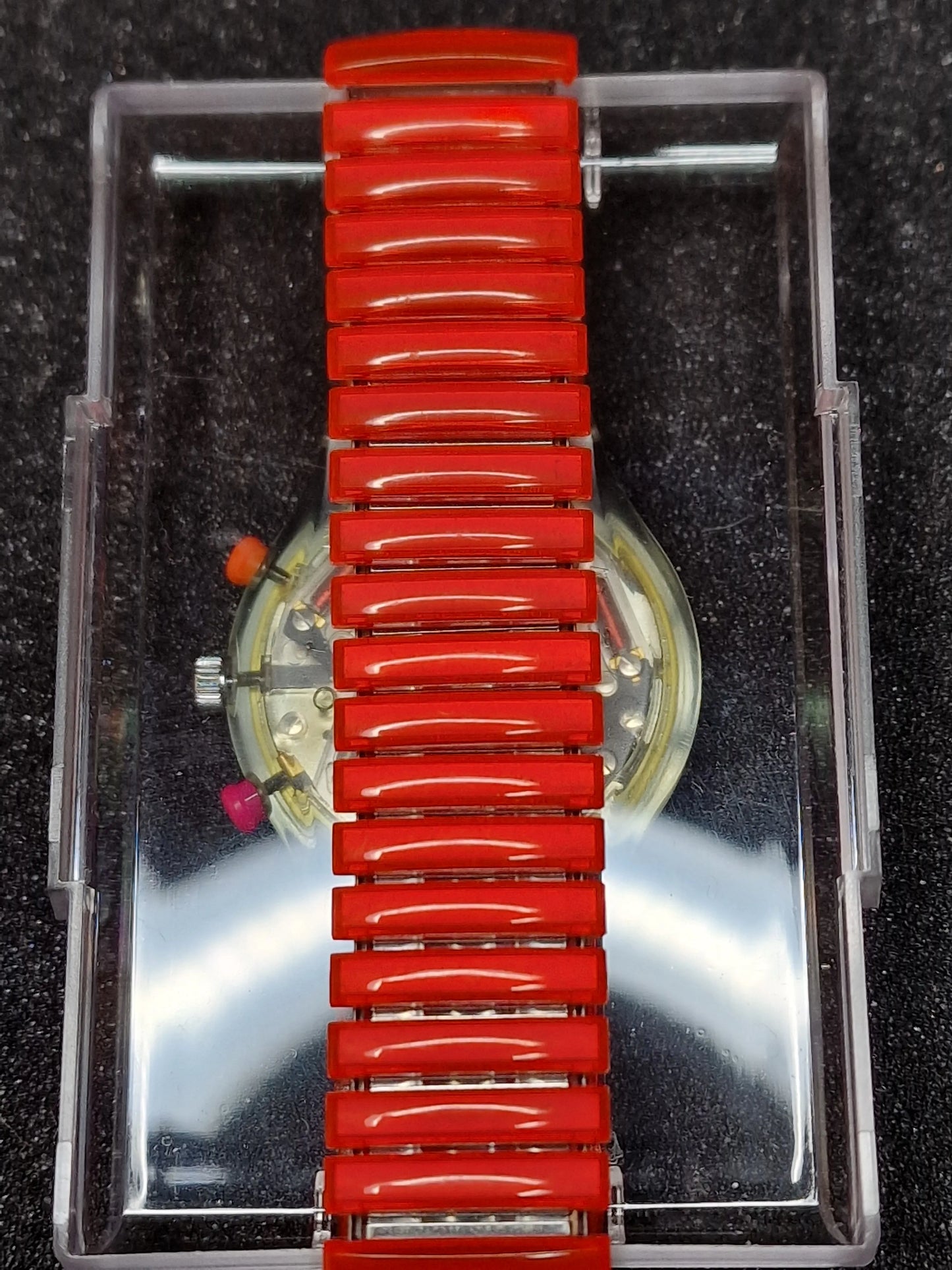 🔥 Swatch Chrono Flex SCG102 “Inspyral” (1994) – Rare with Original Fluorescent Strap!