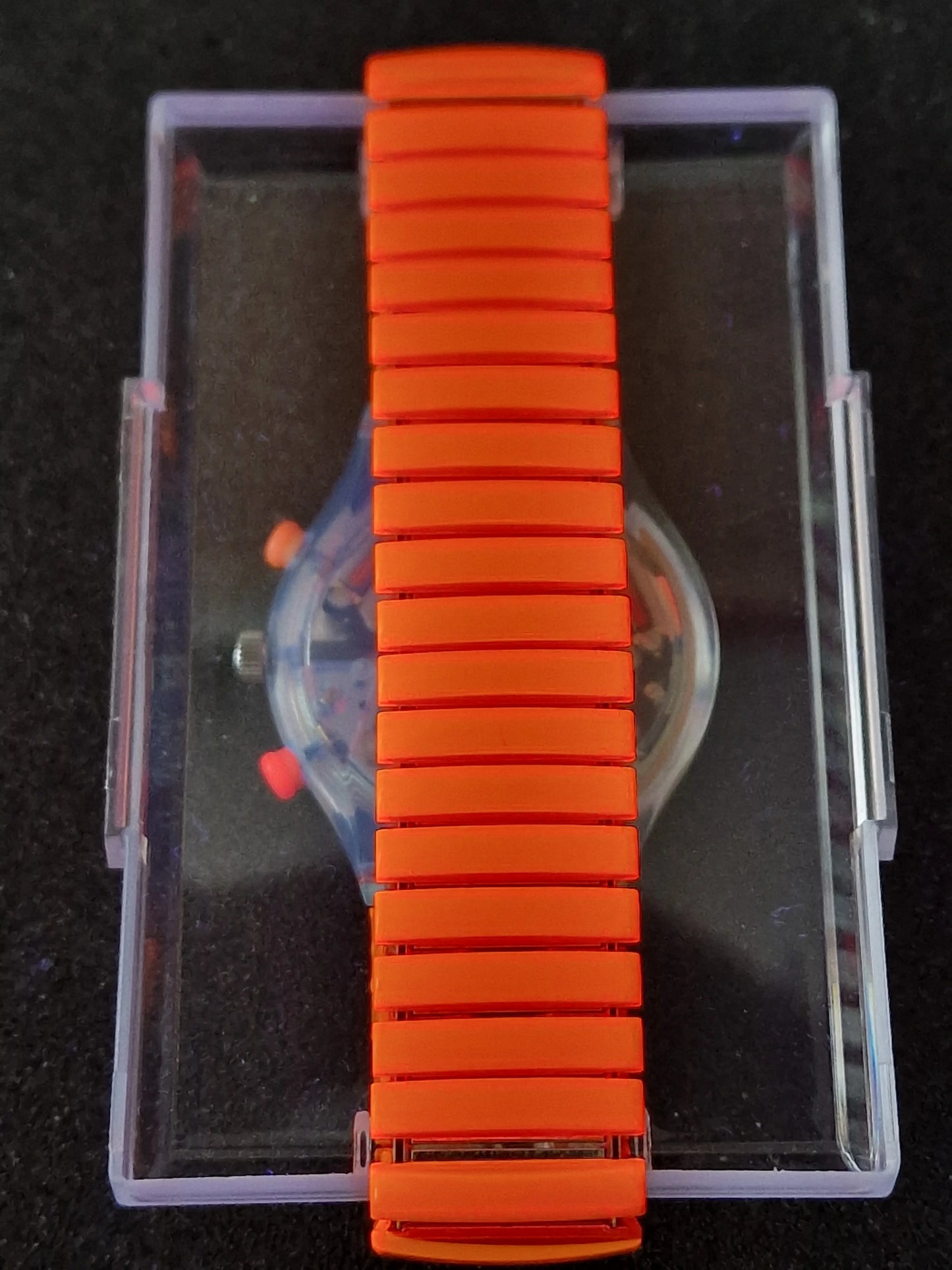 🔥 Swatch Chrono Flex SCG102 “Inspyral” (1994) – Rare with Original Fluorescent Strap!