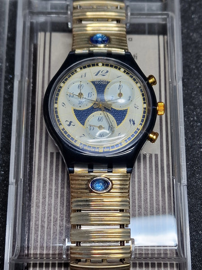 ✨ Swatch Chrono SCM104 “Volupté” (1994) – Elegant Collector’s Piece