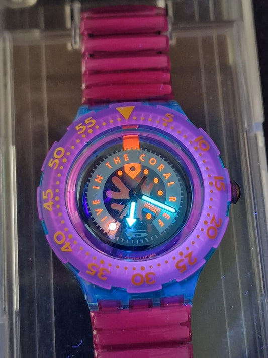 Swatch Scuba 200 Flex SDG102 "Cherry Drops" (1993) 🌊🍒