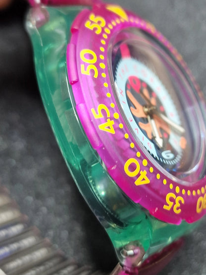 Swatch Scuba 200 Flex SDG102 "Cherry Drops" (1993) 🌊🍒