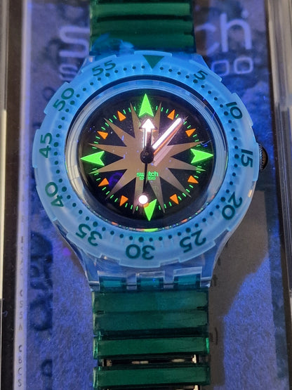 Swatch Scuba 200 SDK108 "Mint Drops" (1993) 🌊🍃