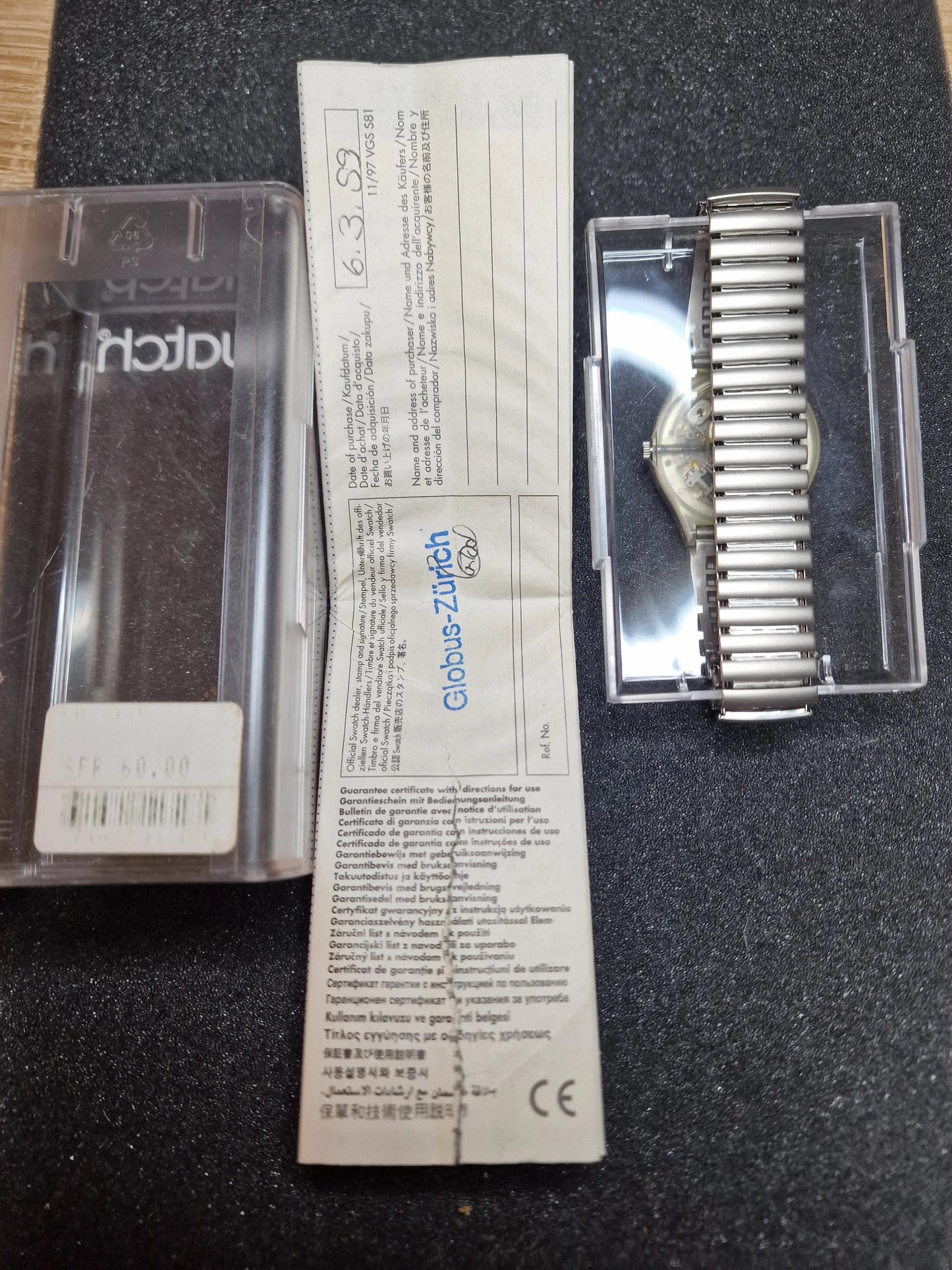 🕰️ Swatch Flex GK289 "Granite Gaffe" – 1998