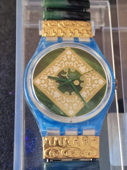 🟢 Swatch Flex GG171 “Jade” – 1997 | Rare Vintage | Swiss Made