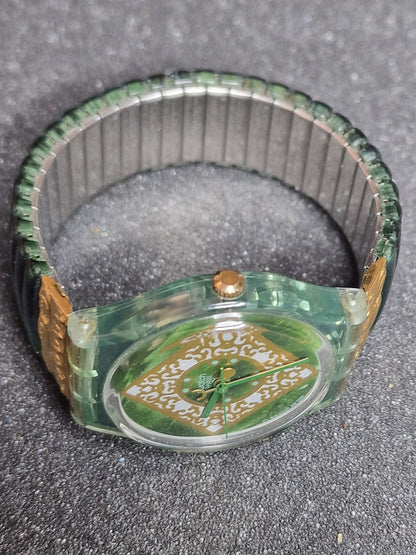 🟢 Swatch Flex GG171 “Jade” – 1997 | Rare Vintage | Swiss Made