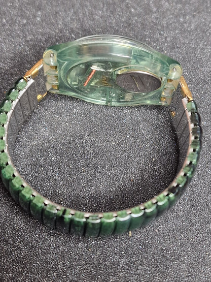 🟢 Swatch Flex GG171 “Jade” – 1997 | Rare Vintage | Swiss Made