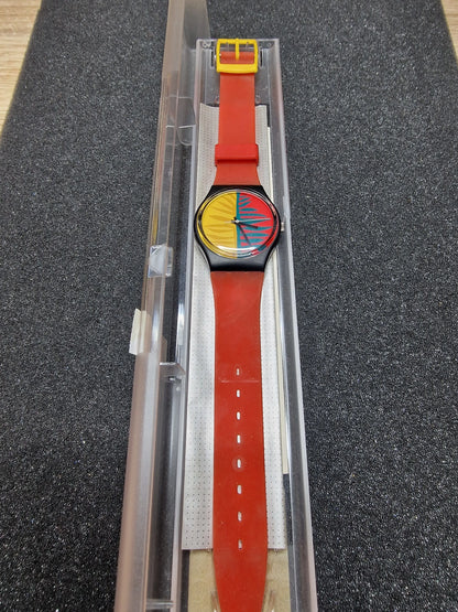 🌴 Swatch GB113 “Waipitu” (1987) – Tropical 80s Icon 🌈