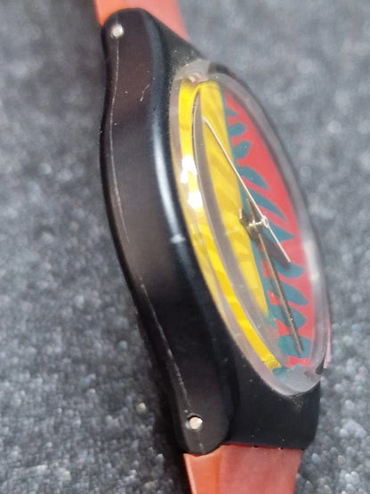 🌴 Swatch GB113 “Waipitu” (1987) – Tropical 80s Icon 🌈