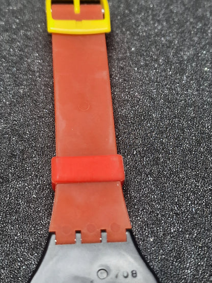 🌴 Swatch GB113 “Waipitu” (1987) – Tropical 80s Icon 🌈