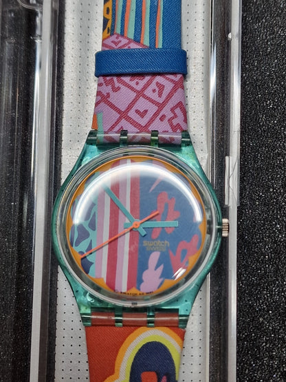 🌺 Swatch GL103 “Mogador” (1991) – Colorful Cultural Masterpiece