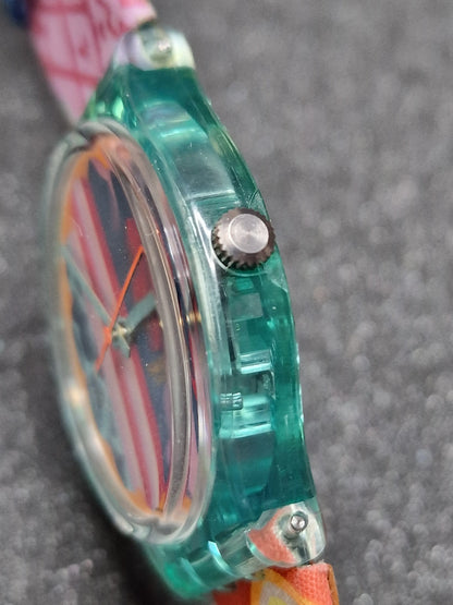 🌺 Swatch GL103 “Mogador” (1991) – Colorful Cultural Masterpiece