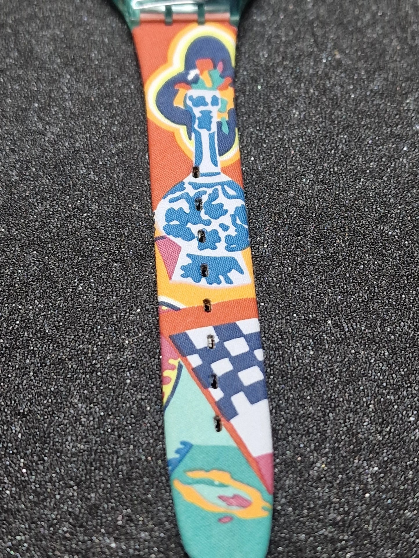 🌺 Swatch GL103 “Mogador” (1991) – Colorful Cultural Masterpiece