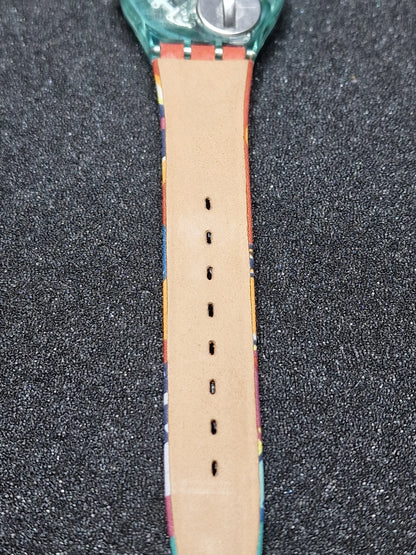 🌺 Swatch GL103 “Mogador” (1991) – Colorful Cultural Masterpiece