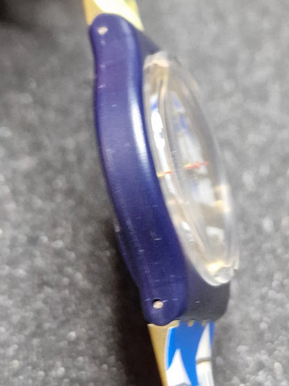 🏛️ Swatch GN120 “Backstage” (1992) – Architectural Elegance