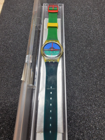 🧭 Swatch GK102 “Nautilus” (1986) – Iconic Compass Design