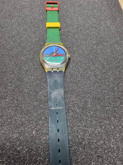 🧭 Swatch GK102 “Nautilus” (1986) – Iconic Compass Design