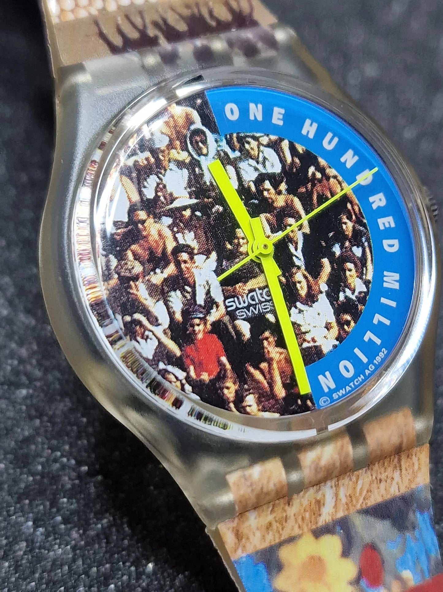 🌍 Swatch GZ126 “The People” (1992) – 100 Million Celebration Edition