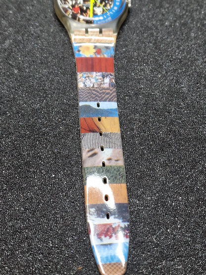 🌍 Swatch GZ126 “The People” (1992) – 100 Million Celebration Edition