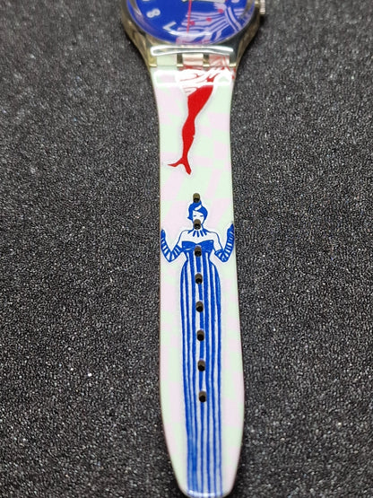 🎨 Swatch GK147 “Gruau” (1992) – Art Special by René Gruau