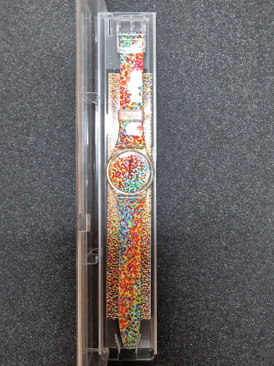 🎨 Swatch GY121 “Lot of Dots” (1991) – Art Special by Albrecht Klauer-Simonis