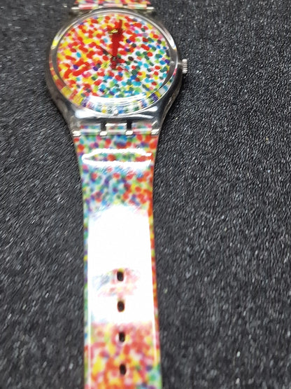 🎨 Swatch GY121 “Lot of Dots” (1991) – Art Special by Albrecht Klauer-Simonis