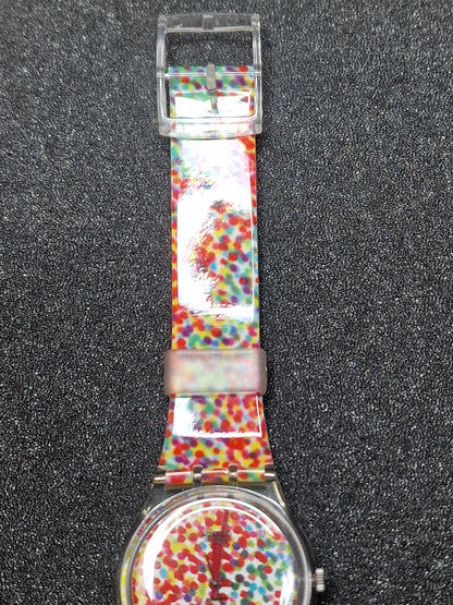 🎨 Swatch GY121 “Lot of Dots” (1991) – Art Special by Albrecht Klauer-Simonis