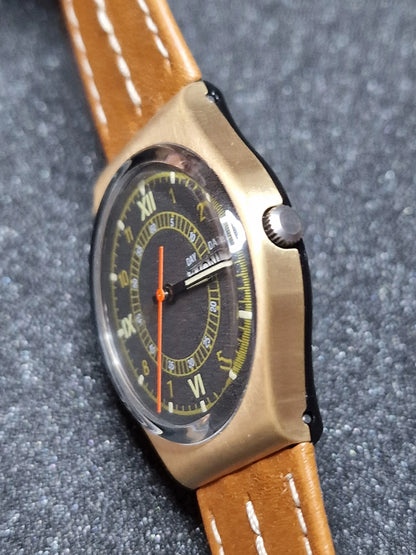 🕰️ Swatch GX703 “Courier” (1988) – Vintage Pilot Style with Day-Date