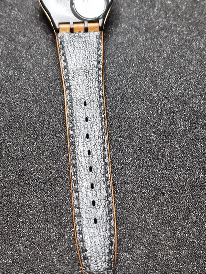 🕰️ Swatch GX703 “Courier” (1988) – Vintage Pilot Style with Day-Date