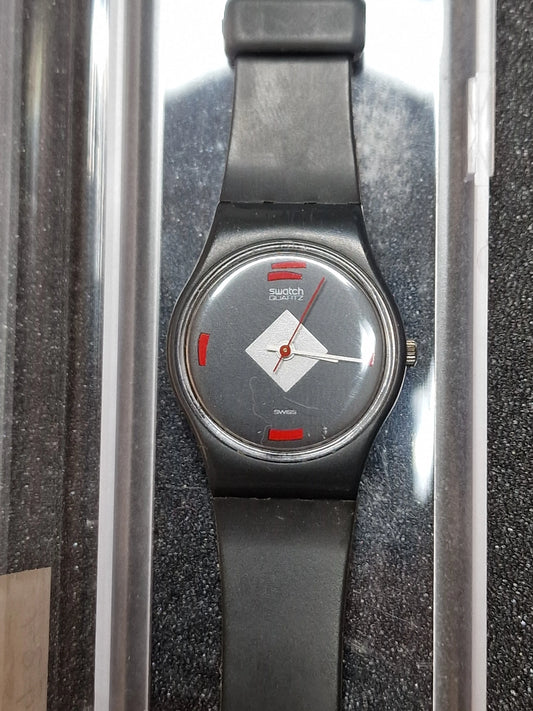 🔴 Swatch Lady LA101 “Mah-Jong” (1984) – Early Swatch Classic