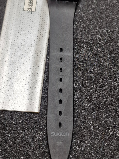 🖤 Swatch GB144 “After Dark” (1992) – Minimalist Black Elegance
