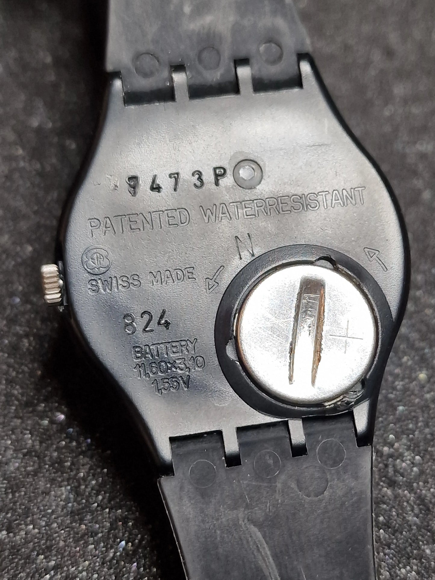 🖤 Swatch GB119 “Marmorata” (1987) – Marble Effect Classic