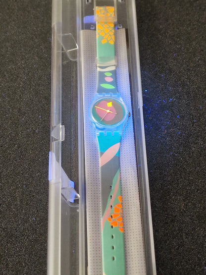 💖 Swatch LK109 “Luna di Capri” (1987) – Playful Italian Summer Design