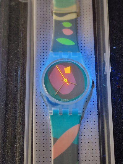 💖 Swatch LK109 “Luna di Capri” (1987) – Playful Italian Summer Design