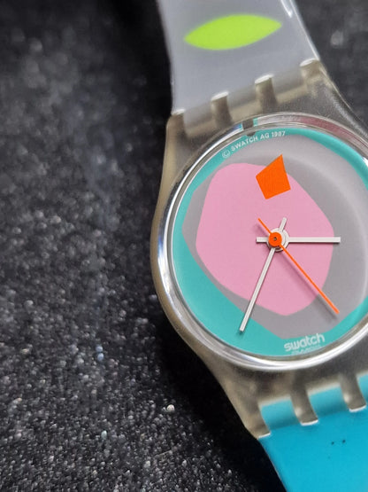 💖 Swatch LK109 “Luna di Capri” (1987) – Playful Italian Summer Design