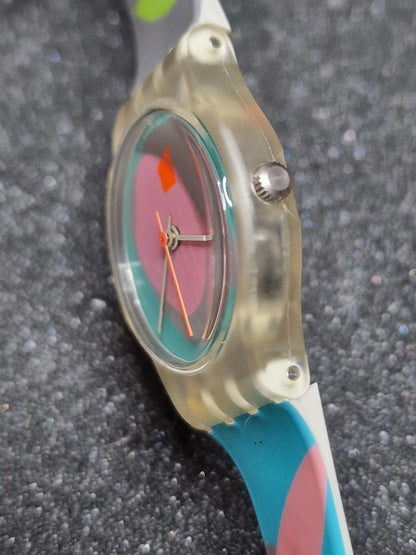 💖 Swatch LK109 “Luna di Capri” (1987) – Playful Italian Summer Design