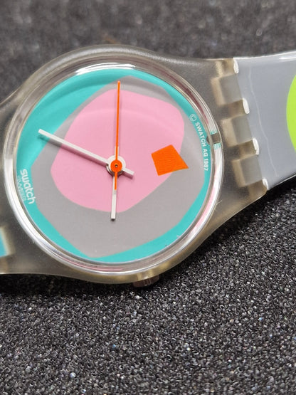 💖 Swatch LK109 “Luna di Capri” (1987) – Playful Italian Summer Design
