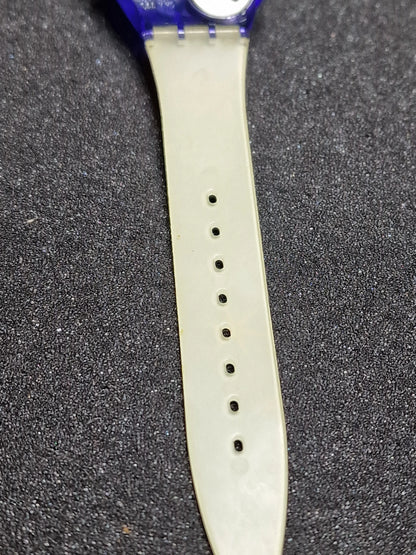 💜 Swatch GN901 “Potluck” (1996) – Swatch Loomi Series