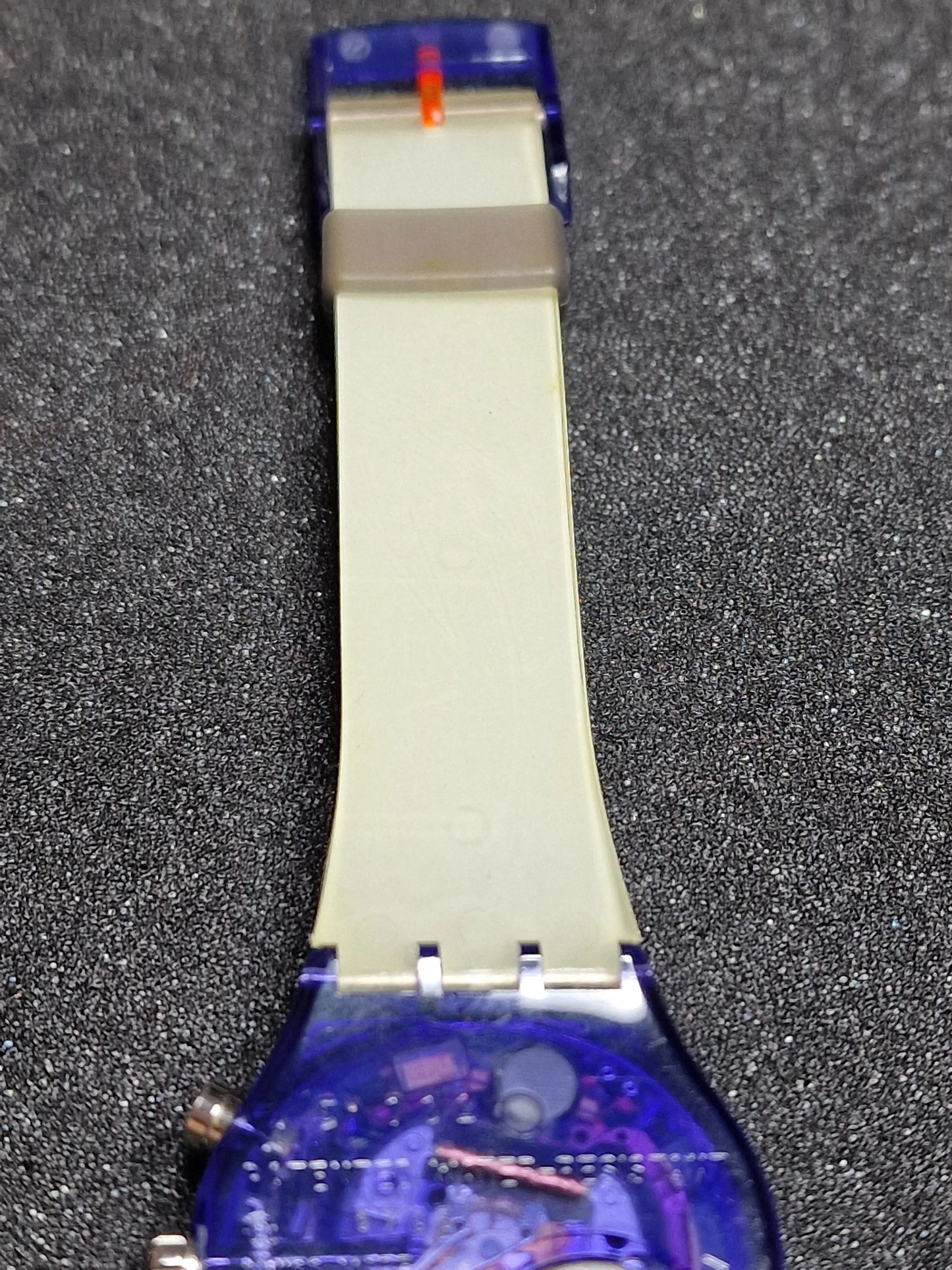 💜 Swatch GN901 “Potluck” (1996) – Swatch Loomi Series