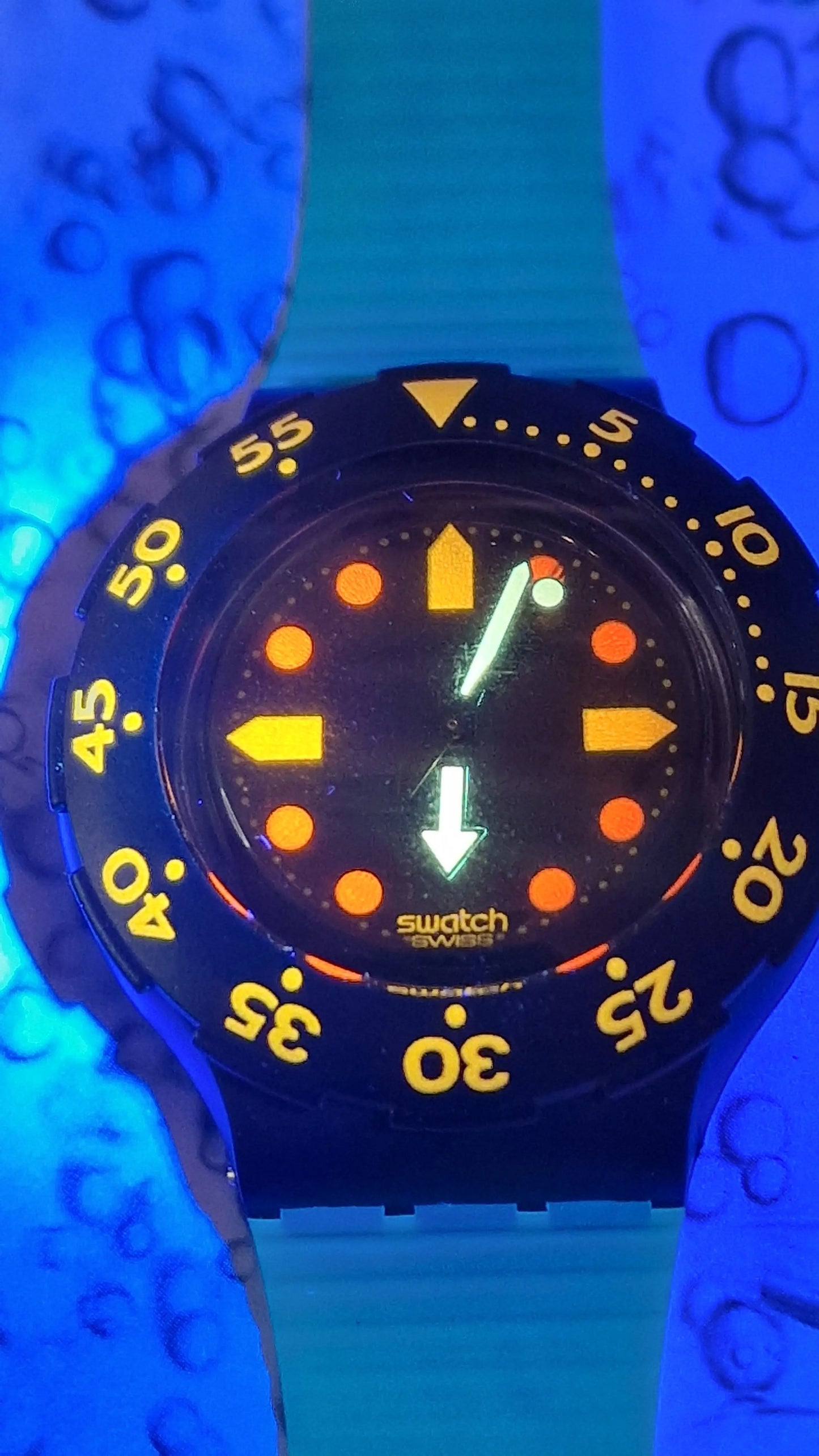 Swatch Scuba SDB100 “Barrier Reef” – 1990 Vintage Diver (200m WR)