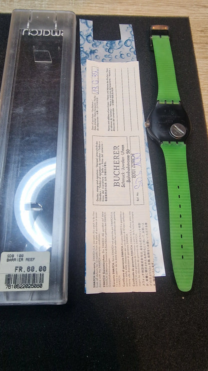 Swatch Scuba SDB100 “Barrier Reef” – 1990 Vintage Diver (200m WR)