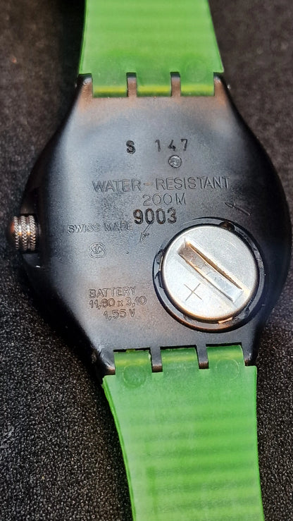 Swatch Scuba SDB100 “Barrier Reef” – 1990 Vintage Diver (200m WR)