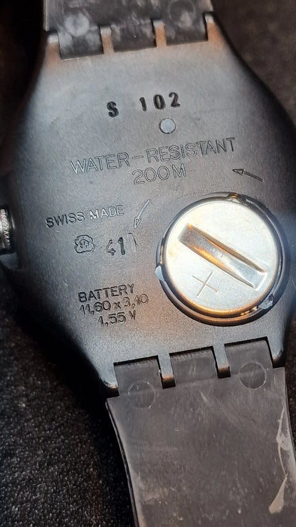 Swatch Scuba SDB100 “Barrier Reef” – 1990 Vintage Diver (200m WR)