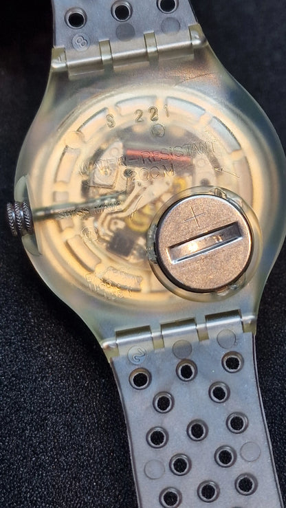 Swatch Scuba SDK104 “Jelly Bubbles” 1992 – Full Set – Vintage Diver 200m 🌊🫧