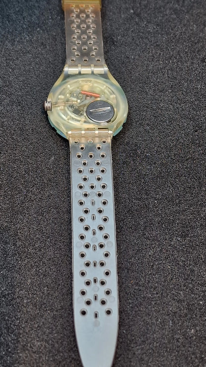 Swatch Scuba SDK104 “Jelly Bubbles” 1992 – Full Set – Vintage Diver 200m 🌊🫧