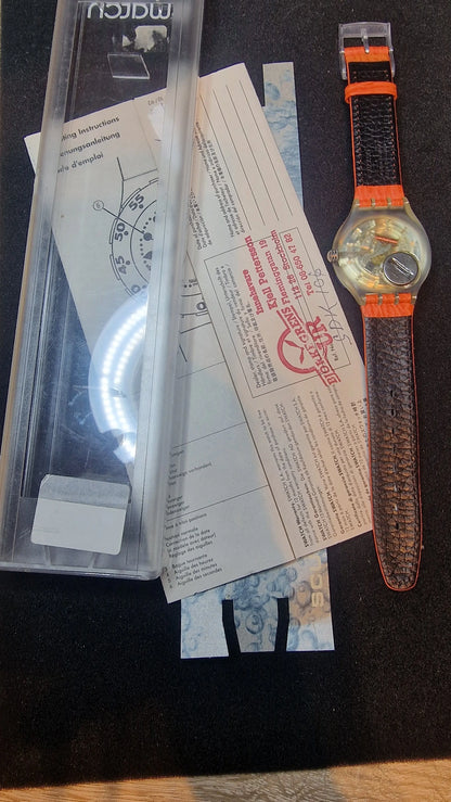 🕒 Swatch Scuba 200 – SDK106 “Red Island” (1992)